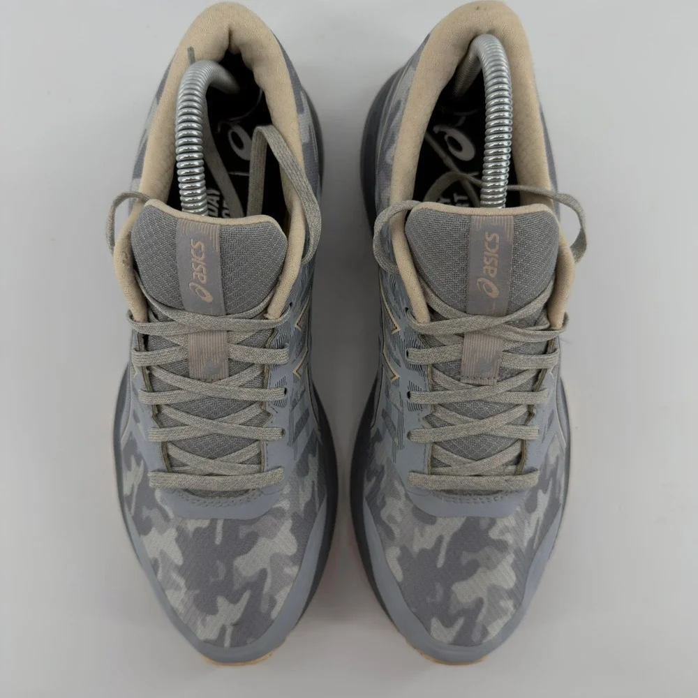 ASICS Gel-Scram 5 Grey Camo Trail Running Shoes Mens 9 Sneakers